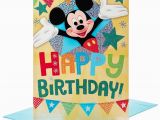 Jumbo Birthday Cards Hallmark Mickey Mouse Pennant Jumbo Birthday Card 16 Quot Greeting