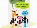 Jumbo Birthday Cards Hallmark Silly Critters Jumbo Spanish Language Birthday Card From
