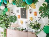 Jungle Decorations for Birthday Party Kara 39 S Party Ideas Jungle 1st Birthday Party Kara 39 S
