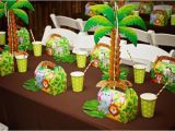 Jungle Decorations for Birthday Party Monkey themed Jungle Birthday Party Spaceships and Laser