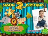 Jungle First Birthday Invitations Jungle Safari Zoo 1st Birthday Party Invitation Baby