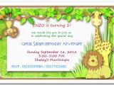 Jungle First Birthday Invitations Jungle themed 1st Birthday Invitations Safari themed