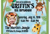 Jungle theme Birthday Invitation Template 17 Safari Birthday Invitations Design Templates Free