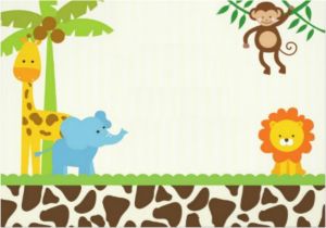 Jungle theme Birthday Invitation Template Jungle Invitation Template Invitation Template