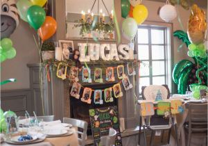 Jungle themed First Birthday Decorations Jungle Safari Birthday Quot Lucas 39 S Jungle Safari 1st