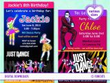 Just Dance Birthday Party Invitations 17 Best Images About Just Dance Party On Pinterest