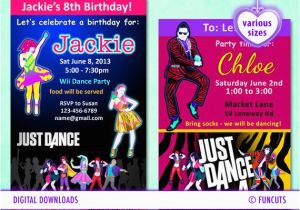 Just Dance Birthday Party Invitations 17 Best Images About Just Dance Party On Pinterest
