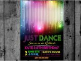 Just Dance Birthday Party Invitations Disco Ball Just Dance Disco Dance Party Tween Diva