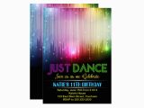 Just Dance Birthday Party Invitations Disco Just Dance Party Invitation Zazzle