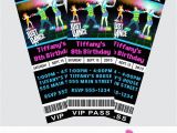 Just Dance Birthday Party Invitations Just Dance Invites Just Dance Ticket Invitations Just