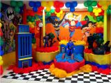 Justice League Birthday Decorations Justice League Kids Party Colorful themed Party Birthday