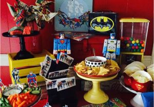 Justice League Birthday Decorations Justice League Superhero Birthday Party Ideas Photo 6 Of