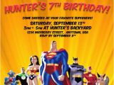 Justice League Birthday Invitations Printable Items Similar to Justice League Party Invitation Custom