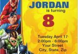 Justice League Birthday Party Invitations Justice League Invitation Template the Best Resume