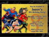Justice League Birthday Party Invitations Justice League Invitations General Prints