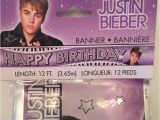 Justin Bieber Birthday Decorations Justin Bieber 2012 Party Supplies 12 Ft Happy Birthday