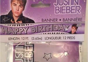 Justin Bieber Birthday Decorations Justin Bieber 2012 Party Supplies 12 Ft Happy Birthday