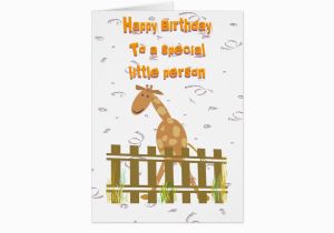 Juvenile Birthday Cards Happy Birthday Giraffe Juvenile Card Zazzle