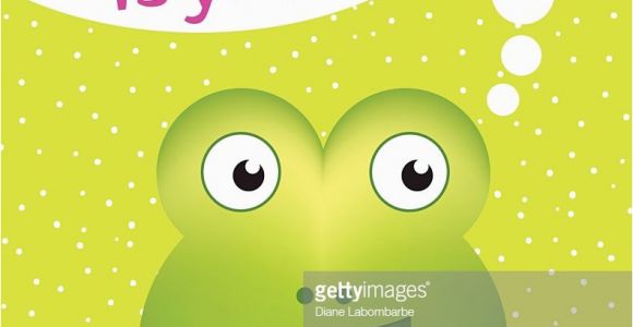 Juvenile Birthday Cards Juvenile Birthday Card Template with Cute Monster Vector