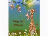 Juvenile Birthday Cards Juvenile Jungle Birthday Card Zazzle