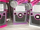 Karaoke Birthday Party Decorations Karaoke theme Party Favor Bags for Big Kids by Partiesbydezzy