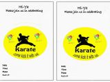Karate Birthday Invitations Free Printable 9 Best Images Of Karate Birthday Invitations Printable
