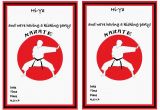 Karate Birthday Invitations Free Printable Karate Birthday Invitations Birthday Printable
