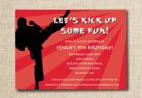 Karate Birthday Invitations Free Printable Karate Birthday Party Invitation Custom Printable File