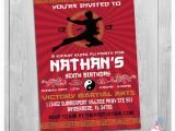 Karate Birthday Invitations Free Printable Karate Invitation Printable Personalized Boy Taekwondo