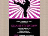 Karate Birthday Party Invitations Karate Birthday Party Invitation Ninja Birthday by Honeyprint