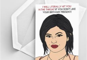 Kardashian Birthday Card Items Similar to Kylie Jenner Birthday Card Kylie Jenner