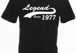 Keepsake 40th Birthday Gifts for Him Legend 1977 T Shirt Mens 40th Birthday Gifts Presents