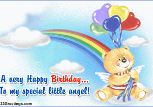 Kid Birthday Greeting Card Messages to My Special Angel Free for Kids Ecards Greeting