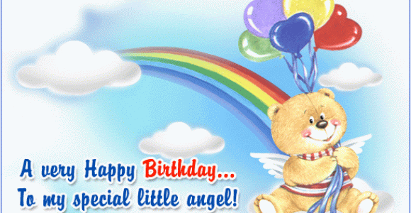 Kid Birthday Greeting Card Messages to My Special Angel Free for Kids Ecards Greeting