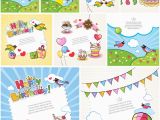 Kids Birthday Cards to Print Kids Vector Graphics Blog