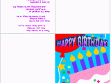 Kids Birthday Cards to Print Printable Birthday Cards