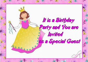 Kids Birthday Invitation Messages Kids Birthday Invitations Post Card From 365greetings Com