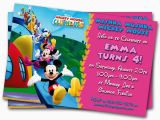 Kids Birthday Invitation Messages Minnie Mouse Birthday Invitations Printable Custom Kids