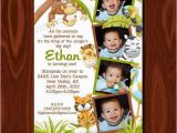 King Of the Jungle Birthday Invitations Items Similar to King Of the Jungle Photo Birthday