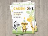 King Of the Jungle Birthday Invitations King Of the Jungle Birthday Party Invitation by