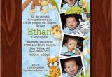 King Of the Jungle Birthday Invitations King Of the Jungle Photo Birthday Invitation and Thank You
