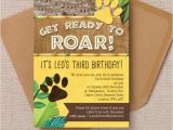 King Of the Jungle Birthday Invitations Lion King Of the Jungle Party Invitation From 0 80 Each