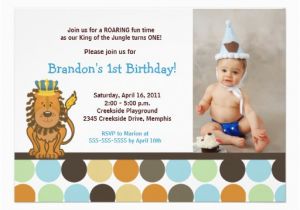 King Of the Jungle Birthday Invitations Personalized Lion King Invitations Custominvitations4u Com