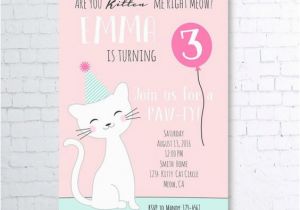 Kitten Birthday Party Invitations 30 Cute Cat Birthday Party Ideas Pretty My Party Party