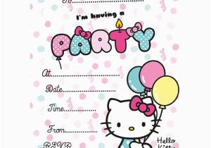 Kitten Birthday Party Invitations Buy Hello Kitty Party Invites From Fun Party Supplies