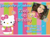 Kitten Birthday Party Invitations Hello Kitty Rainbow Birthday Invitations