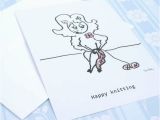 Knitting themed Birthday Cards Knitca Cute Note Cards with Funny Knitoodles Knitting
