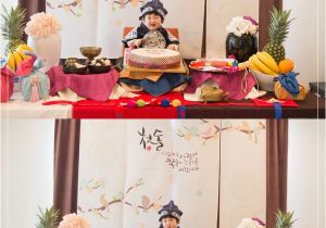 Korean 1st Birthday Decorations Adam 39 S First Birthday Korean Dol Party Posts Birthdays