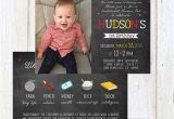 Korean First Birthday Invitations Korean Doljabi First Birthday Invitation Baby Girl or Boy