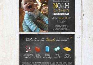 Korean First Birthday Invitations Korean First Birthday Invitation Doljabi Chalkboard Custom